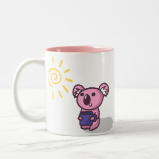 Tasse 2 Couleurs Koala de soleil - rose