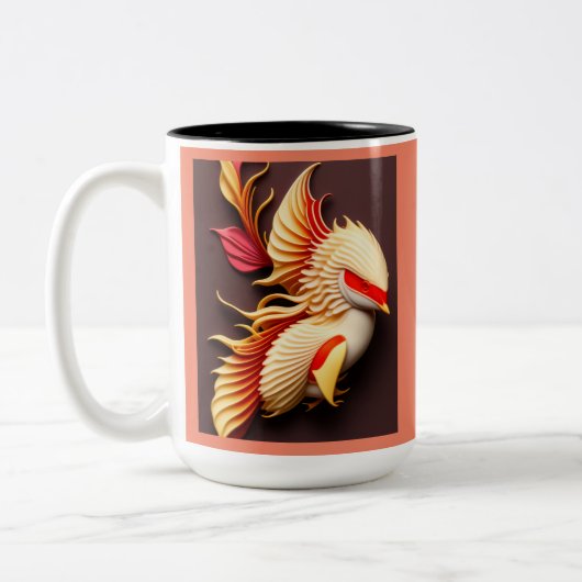 Tasse 2 Couleurs kohaku koi (Gauche)