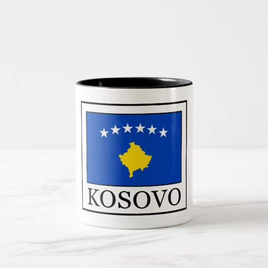 Tasse 2 Couleurs Kosovo (Centre)