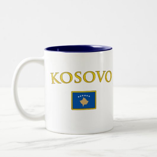 Tasse 2 Couleurs Kosovo d'or (Gauche)