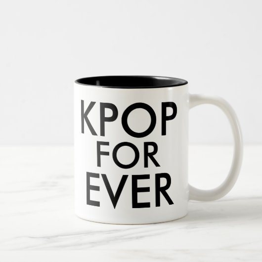 Tasse 2 Couleurs Kpop | Cadeau du fan de musique (Droit)