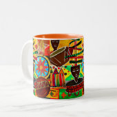 Tasse 2 Couleurs Kwanzaa (Devant gauche)
