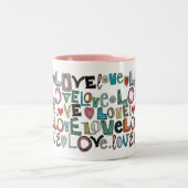 Tasse 2 Couleurs l o v e LOVE (Centre)