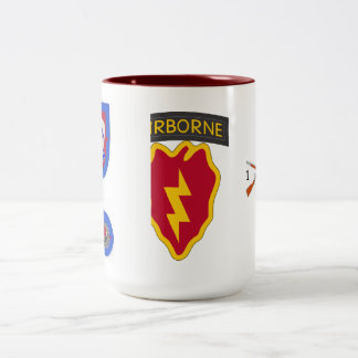 Tasse 2 Couleurs la 1/501 4ème 25ème infanterie de BCT (Abn)