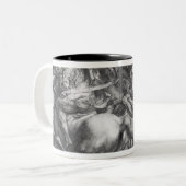 Tasse 2 Couleurs La bataille d'Anghiari après Leonardo da Vinci (Devant gauche)