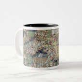 Tasse 2 Couleurs La bataille de St Denis (Devant gauche)