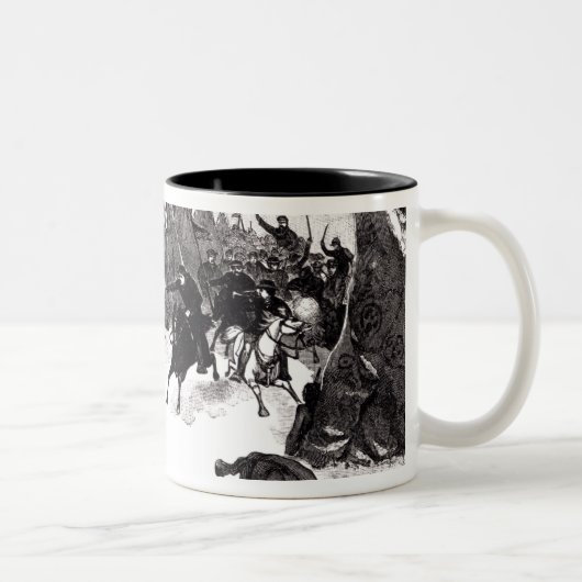 Tasse 2 Couleurs La bataille du Washita (Droit)