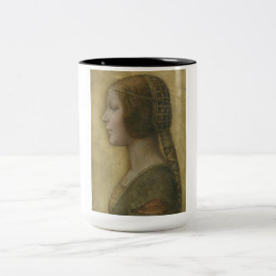 Tasse 2 Couleurs La Belle Princesse (par Léonard de Vinci)