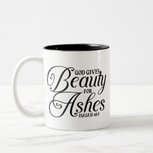 Tasse 2 Couleurs La Bible Chrétienne Verse - Dieu Donne De La Beaut