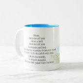 Tasse 2 Couleurs La boue de la fête des mères du chien (Devant gauche)