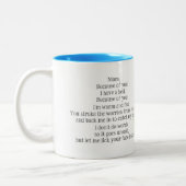 Tasse 2 Couleurs La boue de la fête des mères du chien (Gauche)