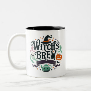 Tasse 2 Couleurs La brasse de la sorcière - Halloween