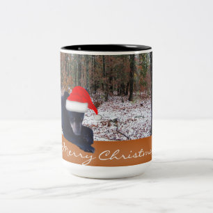 Tasse 2 Couleurs La came de jeu a attrapé un ours CUB folâtrant l