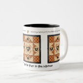 Tasse 2 Couleurs La canne des pousses de la canicule (Devant droit)