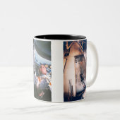 Tasse 2 Couleurs La catastrophe d'Apollo 1 (Devant droit)