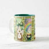 Tasse 2 Couleurs La Chance Des Irlandais (Devant gauche)