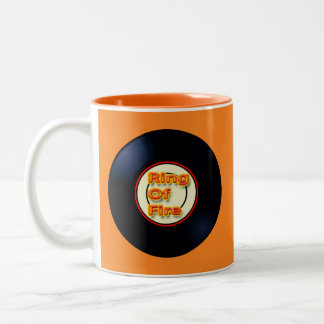 Tasse 2 Couleurs La chanson de coup de cercle de feu intitule des