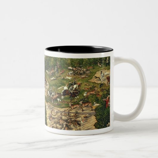 Tasse 2 Couleurs La chasse à mâle (Droit)