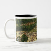 Tasse 2 Couleurs La chasse à mâle (Gauche)