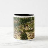 Tasse 2 Couleurs La chasse à mâle (Centre)