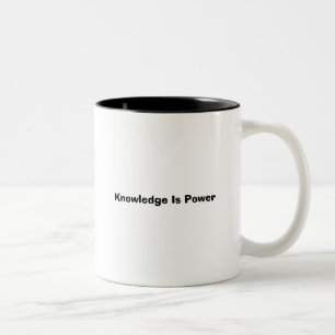 Tasse 2 Couleurs La connaissance est puissance