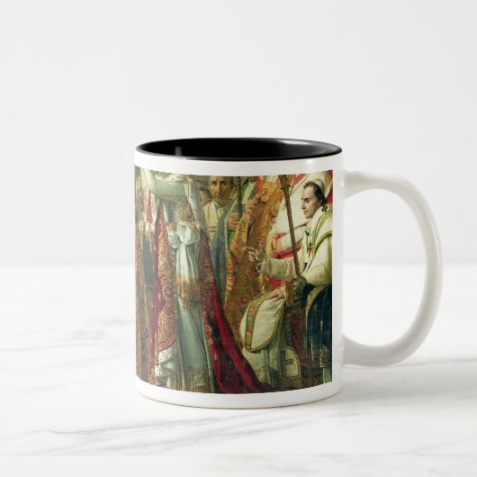 Tasse 2 Couleurs La consécration du napoléon d'empereur (Droit)