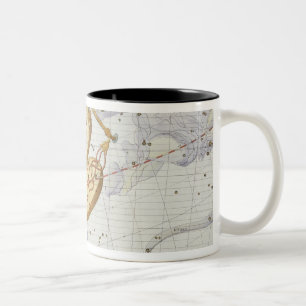 Tasse 2 Couleurs La constellation de Balance, plaquent 7 du 'atlas