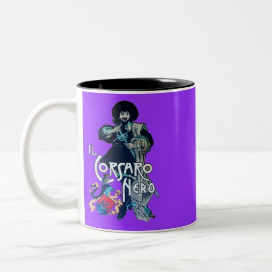 TASSE 2 COULEURS LA CORSAIRE NOIRE (Gauche)