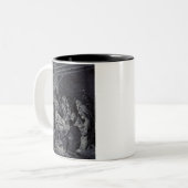 Tasse 2 Couleurs La crèche biblique (Devant gauche)