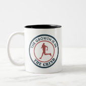 Tasse 2 Couleurs La Croissance Est Sur Le Terrain (Gauche)