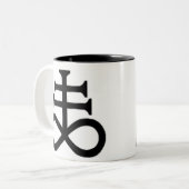 TASSE 2 COULEURS LA CROIX DE SATAN (Devant gauche)