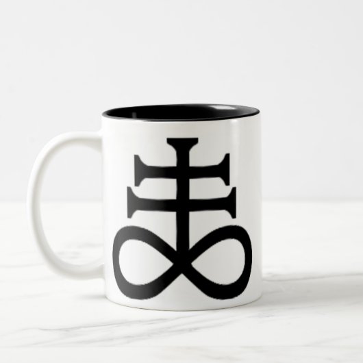 TASSE 2 COULEURS LA CROIX DE SATAN (Gauche)
