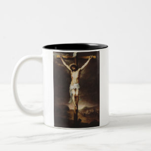 Tasse 2 Couleurs La Crucifixion par Bartolome Esteban Murillo