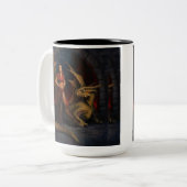 Tasse 2 Couleurs La Dame et le Dragon (Devant gauche)