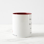 Tasse 2 Couleurs La danse, amour, chantent, vivant… (Centre)