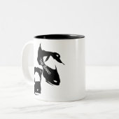 Tasse 2 Couleurs La danse de robinet chausse le danseur de (Devant gauche)