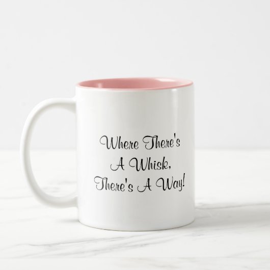 Tasse 2 Couleurs "La déesse domestique" - Embrasse la cuisinière ! (Gauche)