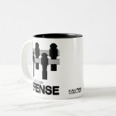 TASSE 2 COULEURS LA DÉFENSE (Devant gauche)