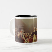 Tasse 2 Couleurs La démission de George Washington (Devant gauche)