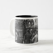 Tasse 2 Couleurs La démonstration de Chartist sur Kennington (Devant gauche)