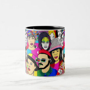 Tasse 2 Couleurs La diversité est amusante