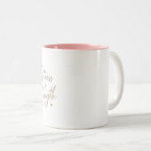 Tasse 2 Couleurs La douceur est force (Devant droit)