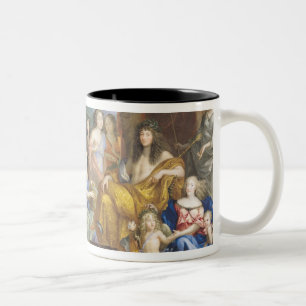 Tasse 2 Couleurs La famille de Louis XIV 1670 2