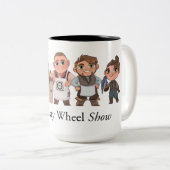 Tasse 2 Couleurs La famille Dusty Wheel : Musique à deux tons (Devant droit)