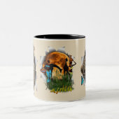 Tasse 2 Couleurs La faune africaine (Centre)