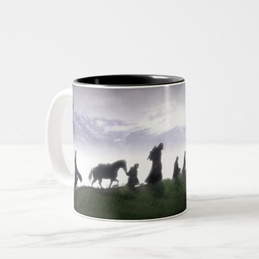 Tasse 2 Couleurs La Fellowship of the Ring (Devant gauche)