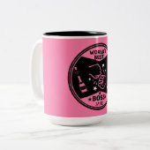 Tasse 2 Couleurs La femme la plus grande patronne du monde (Devant gauche)