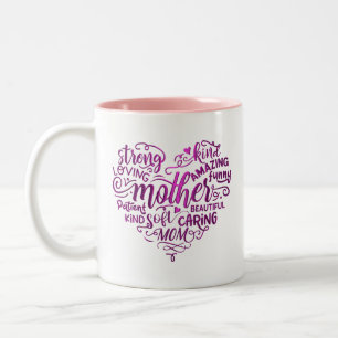Tasse 2 Couleurs La fête des mères pour maman