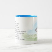 Tasse 2 Couleurs La fête des pères du chien (Centre)