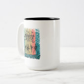 Tasse 2 Couleurs La fête des zombies (Devant gauche)